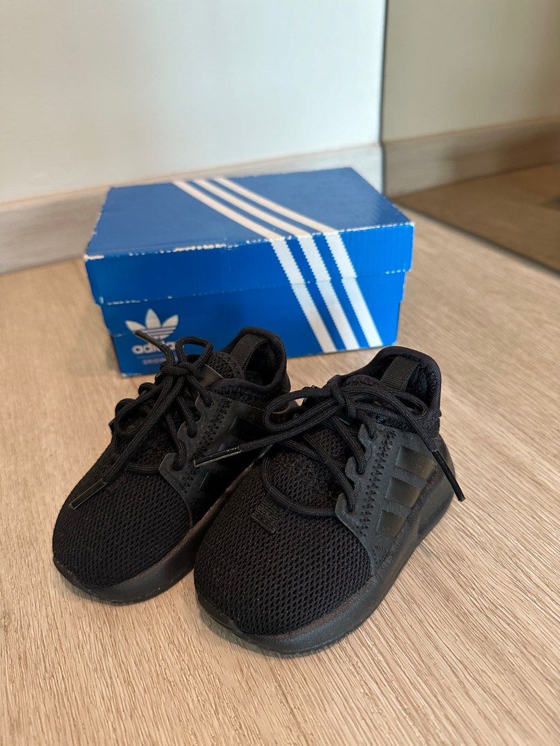 Adidas Original black US size 4K Babies Kids Babies Kids Fashion on Carousell