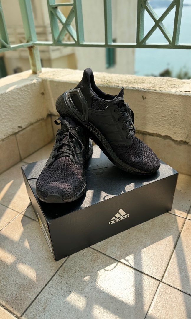 Adidas Ultraboost 20 Triple Black US8.5 UK8 EU42 EG0691 Carousell