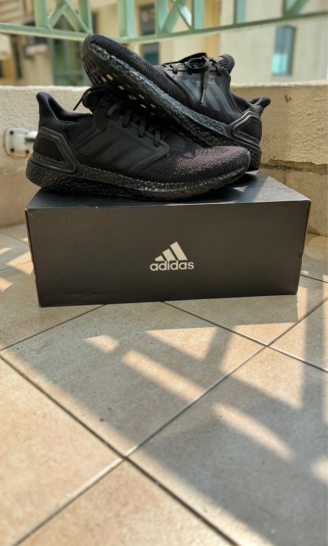 Art Eg0691 Adidas Ultraboost 20 Triple Black EG0691, 男裝, 鞋