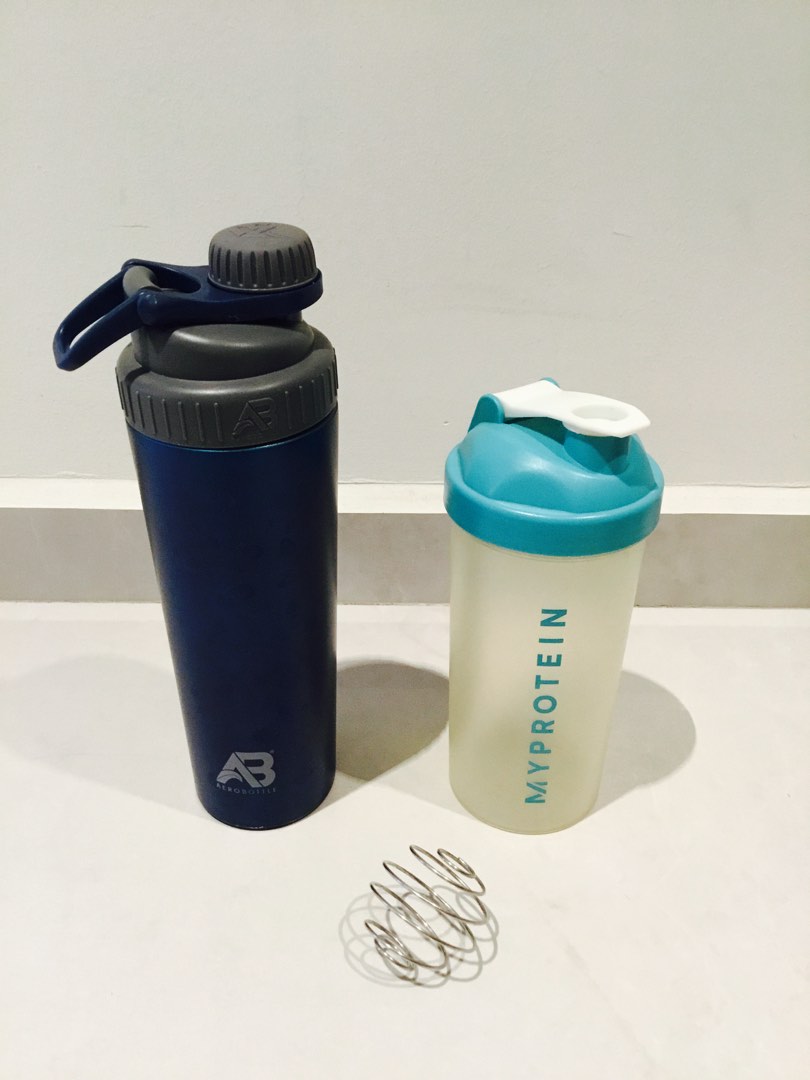 Aero Bottle 28 oz Large Shaker Bottle MyProtein Shaker Bottle Shaker Ball Set Furniture Home Living Kitchenware Tableware Water Bottles Tumblers on Carousell