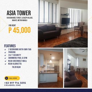 ASIA TOWER CONDOMINIUM Condo apartment For Rent