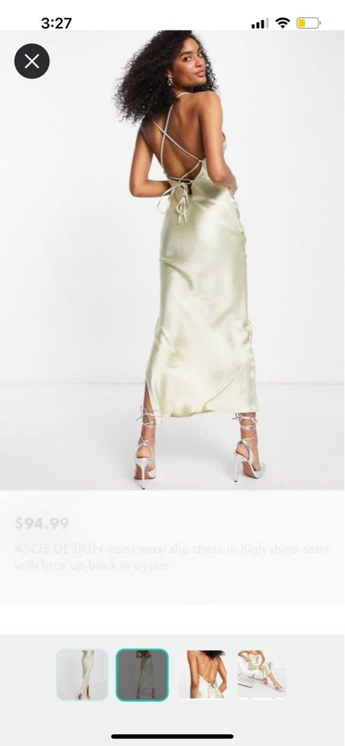 Cami maxi slip dress sale