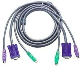 Aten KVM Cable 2L-1001P/C | 1.8M PS/2 Standard KVM Cable | Peripherals & Accessories