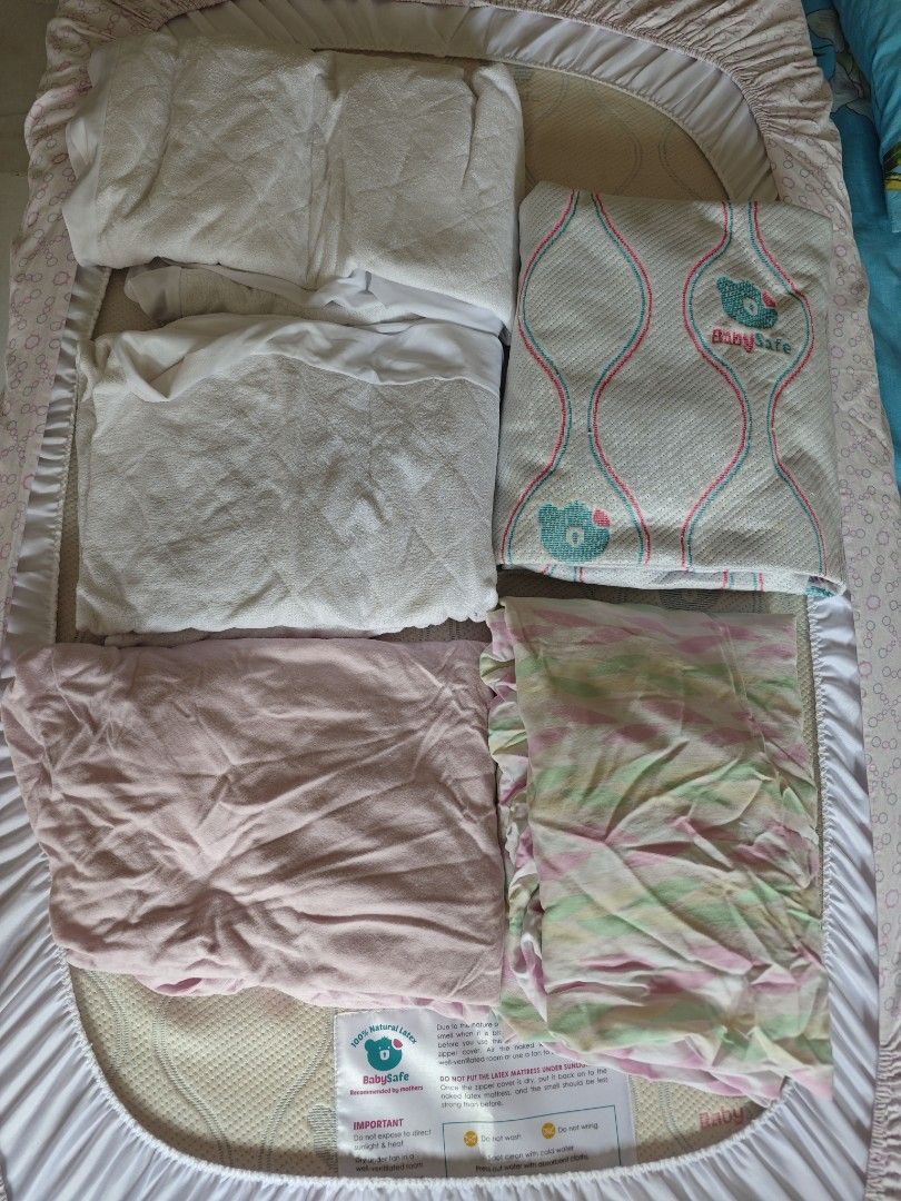 Bebe bamboo and baby safe mattress cover and protector Babies Kids Baby Nursery Kids Furniture Other Kids Furniture on Carousell