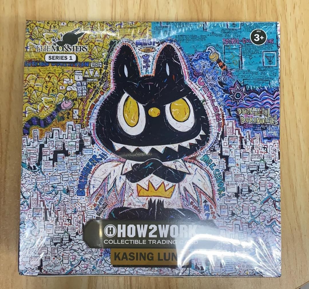 Benny 全新 How2Work The Monster Series 1 Collectable Trading Card Labubu ...