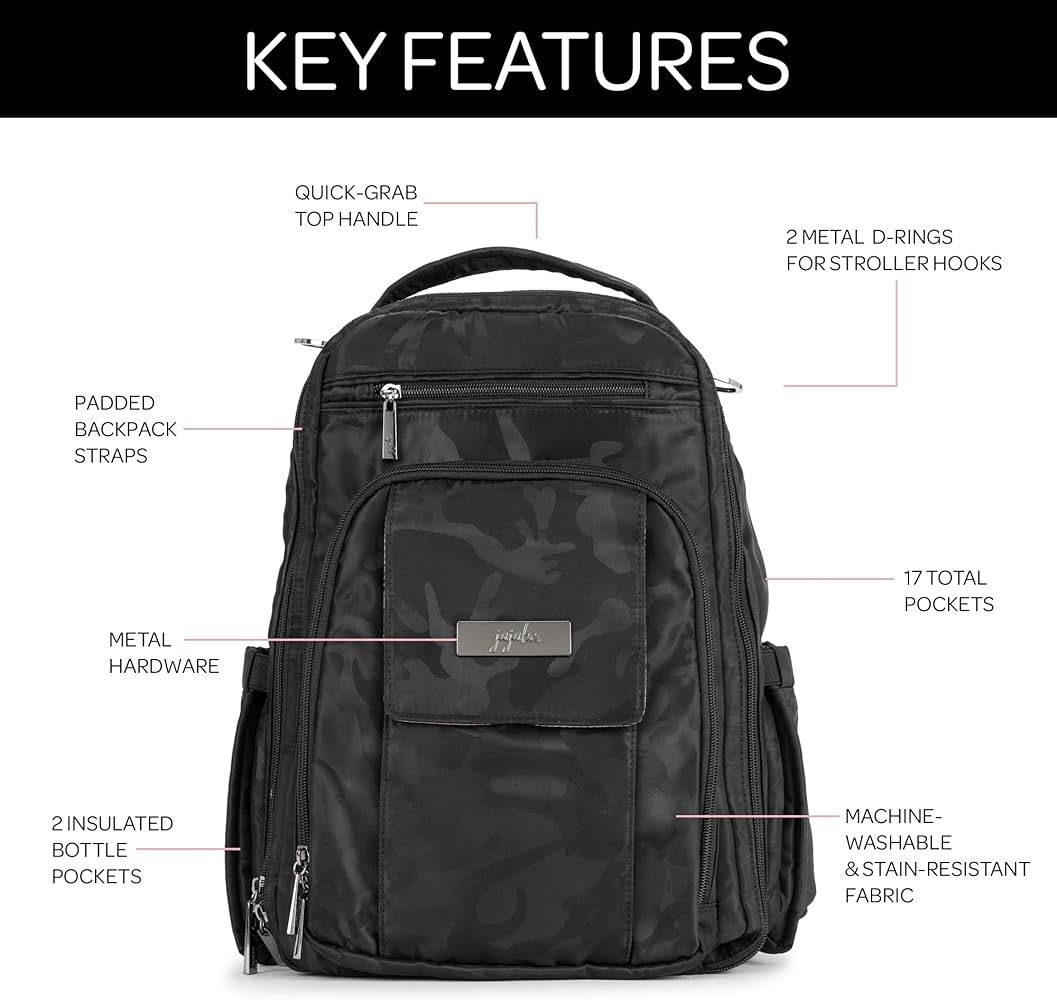 Ju ju be be right back backpack diaper bag best sale