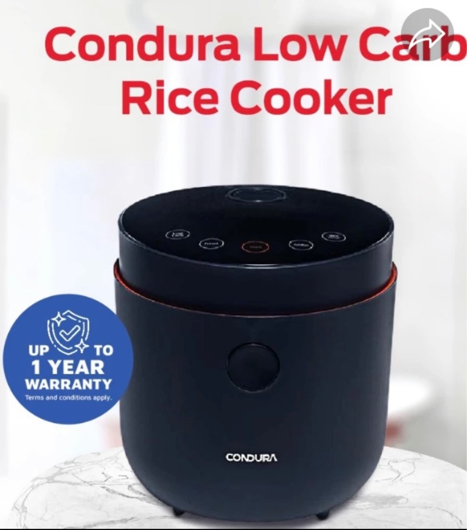 Brand New Condura Low Carb Rice Cooker, TV & Home Appliances, Kitchen Appliances, Cookers on