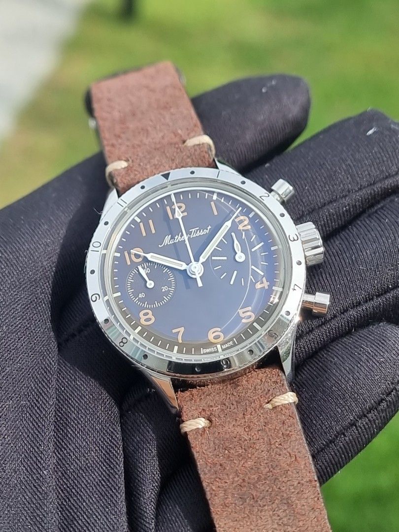 BRAND NEW LIMITED TO 99 MATHEY TISSOT X MASSENA LAB TYPE XX MATHEY TISSOT TRIBUTE CHRONO CHRONOGRAPH BREGUET HANDS TYPE 20