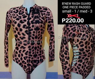 Brandnew Plus Size Rash Guard One Piece Swimsuit Bikini Women's Swimwear