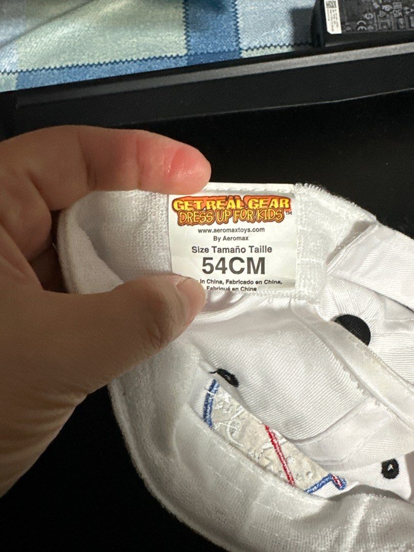 Cap (Category: Babies & Kids Fashion) located in Singapore. Submitted by sasamama21 (Listing ID 1297918458, Image 3). Description: Original hat from Houston NASA space station. Adjustable Velcro strap at the back. .