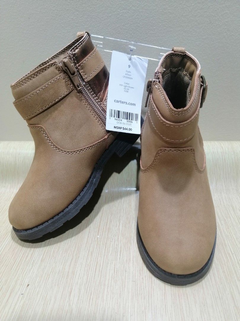 Carter s Size 9 Girls Boots Babies Kids Babies Kids Fashion on Carousell