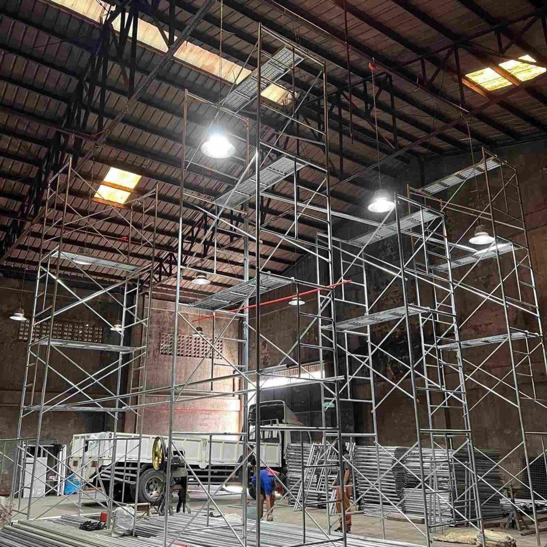 CONSTRUCTION MATERIALS (Category: Construction & Building Materials) located in Valenzuela. Submitted by yuuuridr (Listing ID 1297828297, Image 1). Description: DIRECT SUPPLIER CONSTRUCTION MATERIALS 💯 WE SELL AND SUPPLY PREMIUM & QUALITY‼️ ⚙️PHENOLIC BOARD ⚙️SWIVEL AND FIXED CLAMP ⚙️DEFORMED BARS ⚙️SCAFFOLDING SETS ⚙️BASEJACK & UHEAD ⚙️SHORING JACK ⚙️GI PIPE ⚙️GI TUBULAR ⚙️GI C PURLINS ⚙️CASTER WHEEL ⚙️ANGLE BAR ⚙️STEEL MATTING ⚙️CATWALK ⚙️GI T