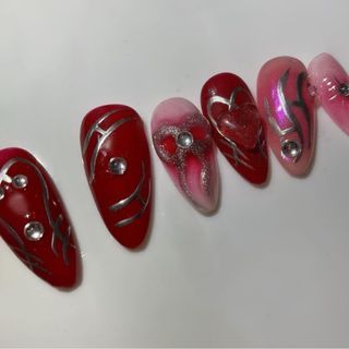 Coquette Cybergirl Press-on Nails