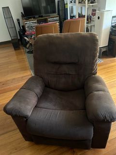 Dark Brown Chair 36"x24" Does not recline