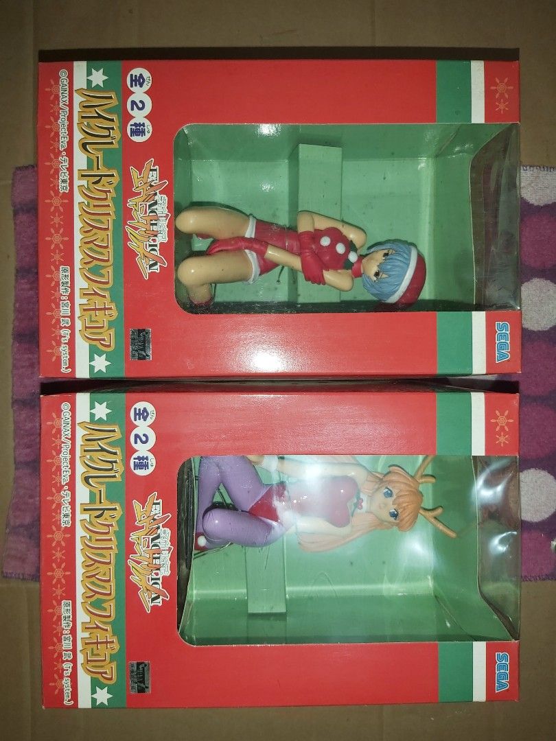 EVA 新世紀EVANGELION 福音戰士綾波麗Rie 明日香Asuka 聖誕女郎Merry