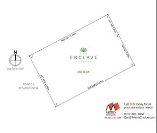 For Sale!  Newly listed! Vacant Lot in the prestigious  Enclave Alabang West
