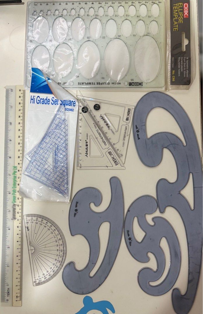 Geometry Instruments (Category: Stationery & School Supplies) located in Singapore. Submitted by brownspotsocks (Listing ID 1297835229, Image 1). Description: Used them back in secondary - JC, no longer have a use for these instruments. Letting go at $15 for all DM for price of individual instruments..