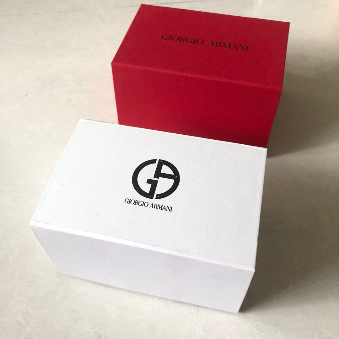 Giorgio Armani gift box, Luxury, Accessories on Carousell - Main Image
