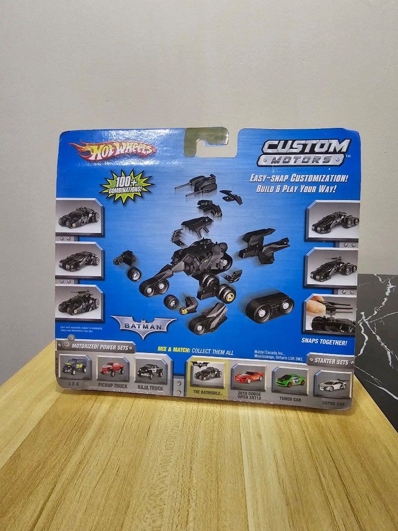 Hotwheels Custom Motors Batman Batmobile Tumbler, Hobbies Toys