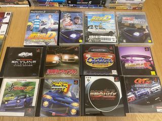 Initial D Wangan Midnight Street racing japanese titles PS1 PS2 PS3 Playstation CD