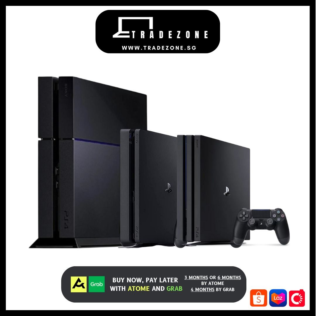 ⭐️INSTALMENT - PlayStation 4 PS4 Pro / Slim / Fat / 500GB / 1TB / 2TB (open to trade in with PS4 / PS5 / Nintendo Switch / Steam Deck OLED / Asus Rog ally / Lenovo Legion Go)62853058822659110
