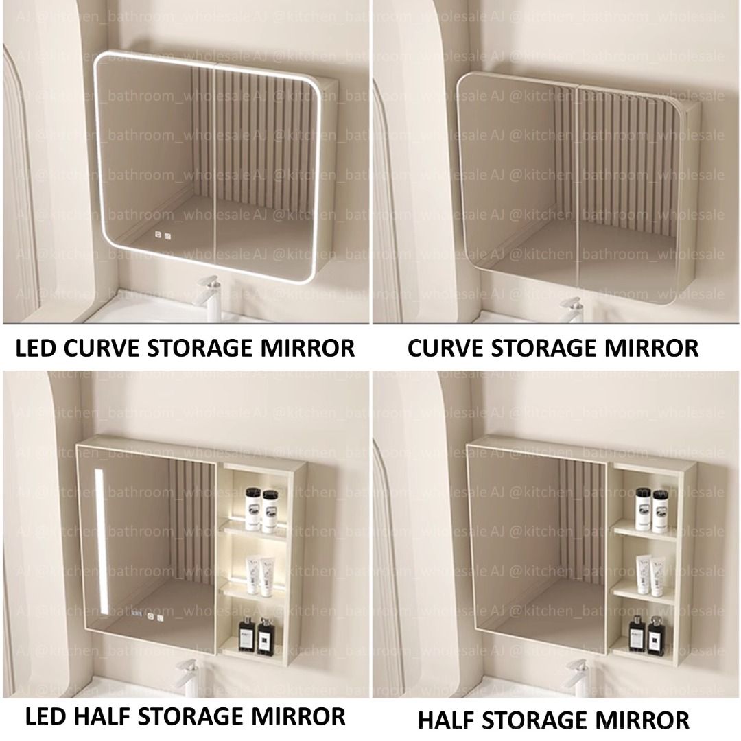 IPX6 Waterproof HIGH QUALITY PVC Aluminum Bathroom Vanity / White ...
