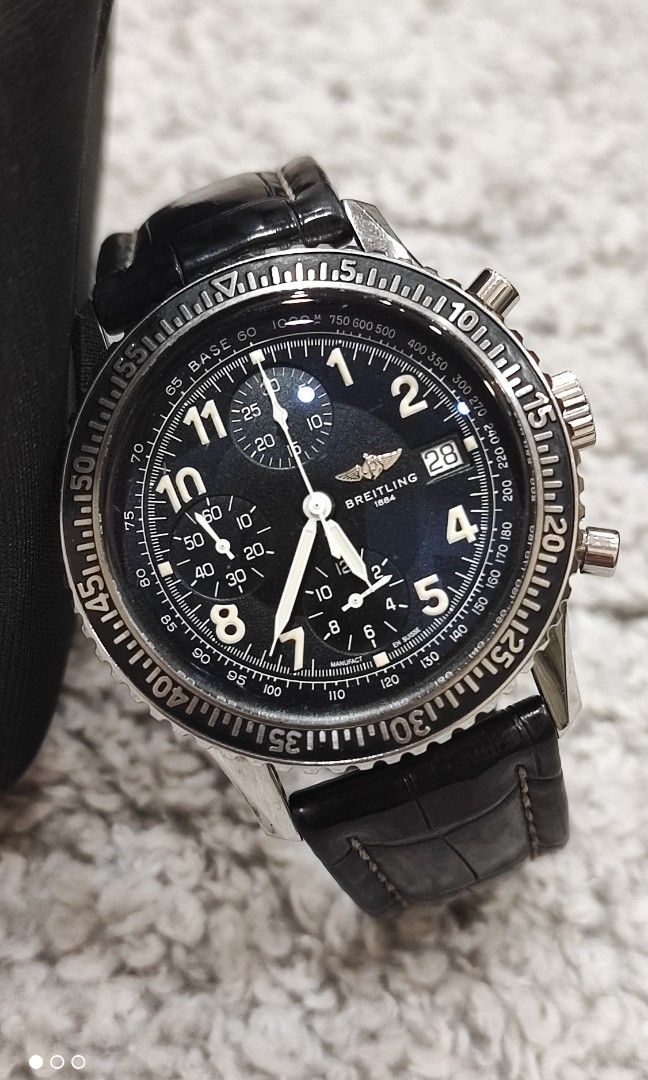 Breitling genuine leather online