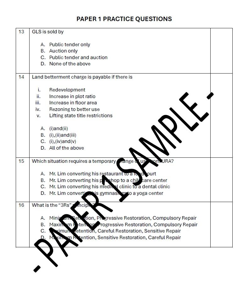 2025 June RES Exam Revision Pack- Notes+Practice Qns+Mock Paper- Full ...