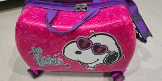 Kids luggage schoolbag snoopy