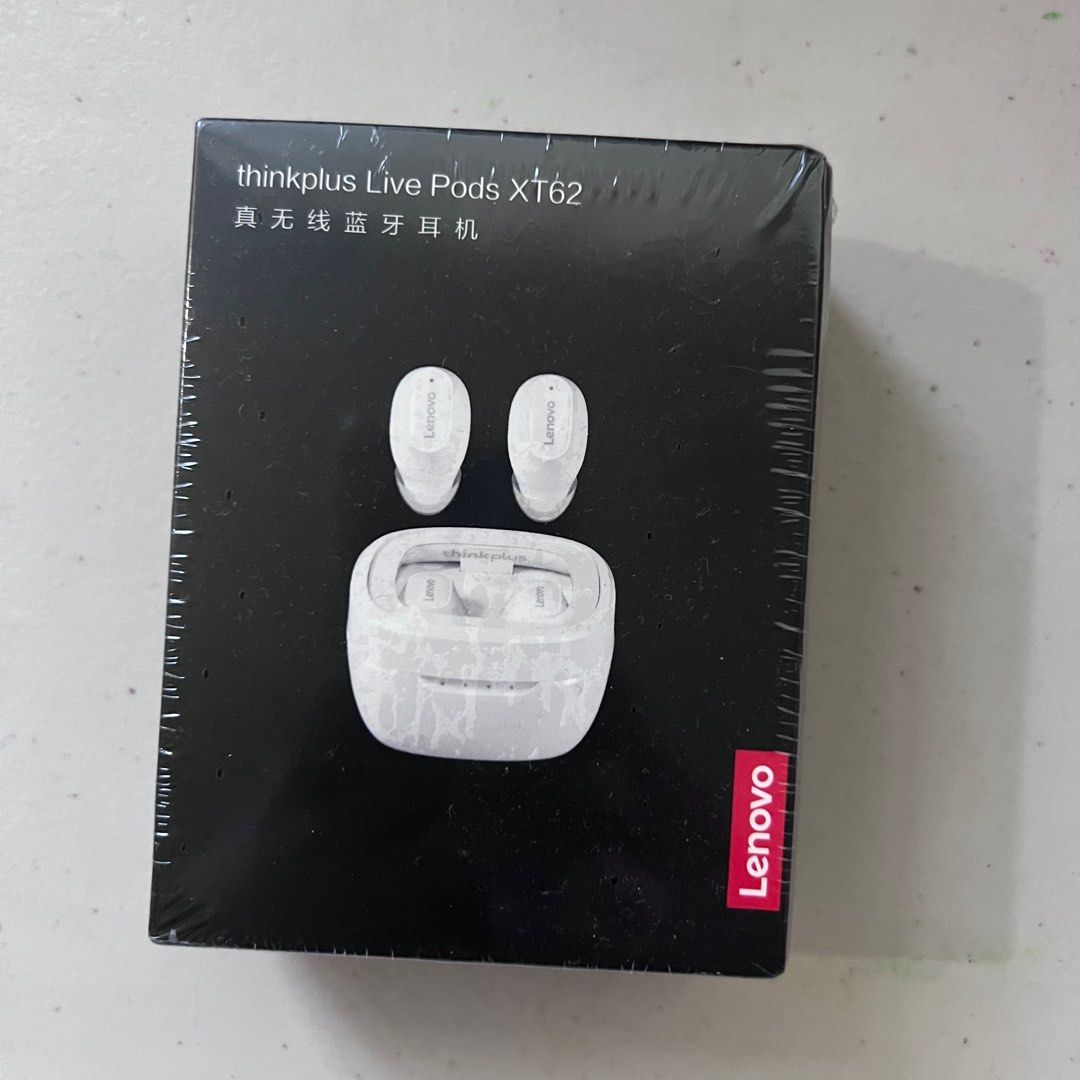 Lenovo Thinkplus Live Pods XT62 - white (Category: Headphones & Headsets) located in Quezon City. Submitted by horangidee (Listing ID 1297836695, Image 2). Description: 🎧 original price is ₱599 ⭐️ sealed and brand new! .