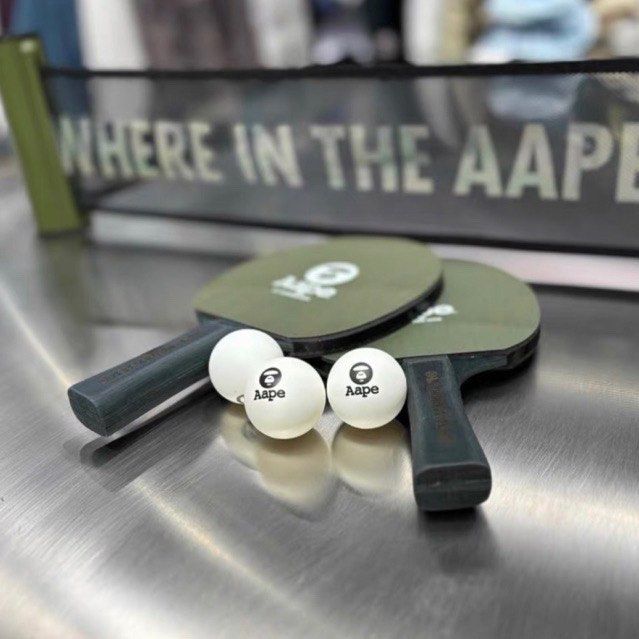 Limited Edition Bape A Bathing Ape Table Tennis Racket Set Ping 