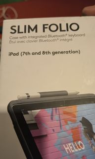 Logitech Slim Folio (7, 8, 9th Gen iPad) BRAND NEW