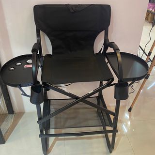 Makeup Chair w/2 Sided Table w/Bag ,Brush Belt-57699752