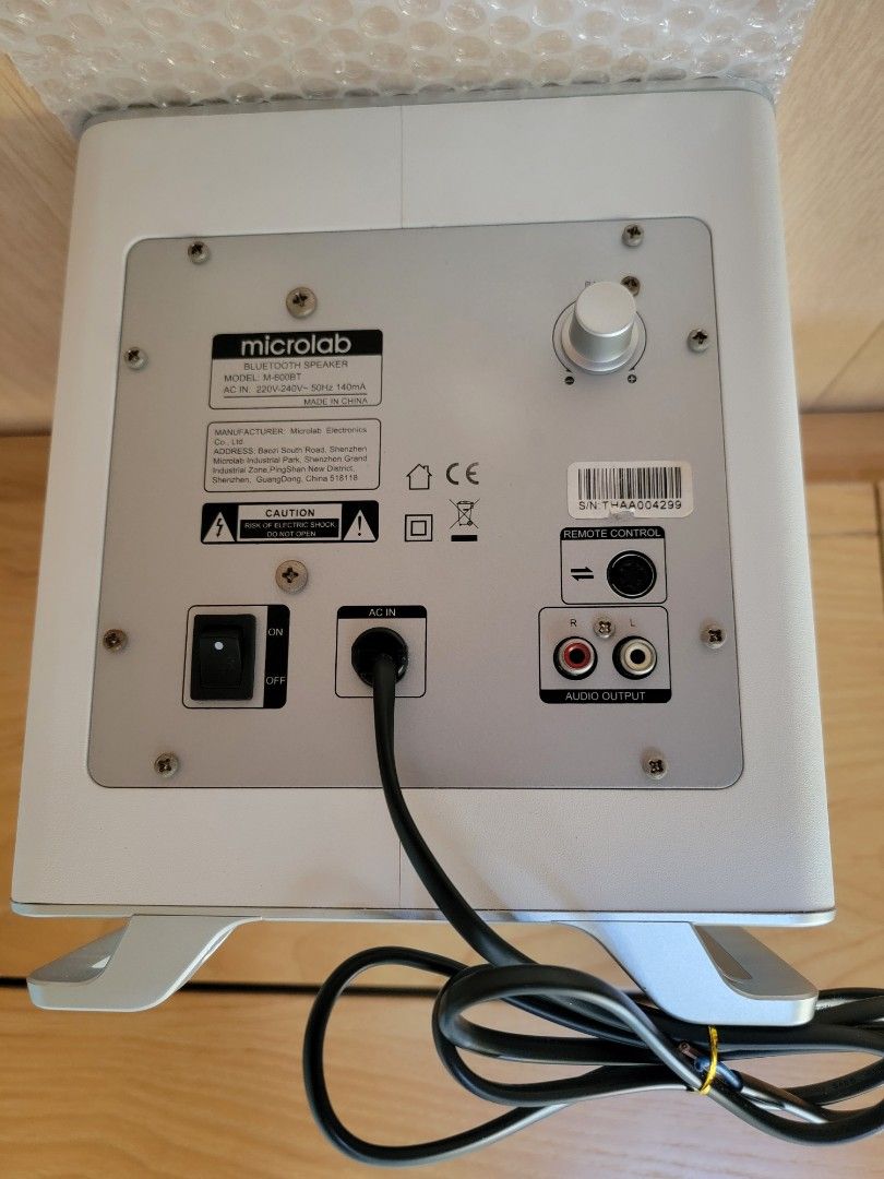 microlab M-600BT 電腦藍牙喇叭, 音響器材, Soundbar、揚聲器、藍牙