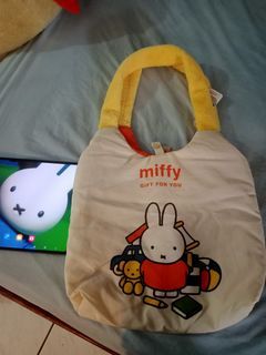 Miffy! XL Parachute & Fluff Strap Totebag [ Authentic ]