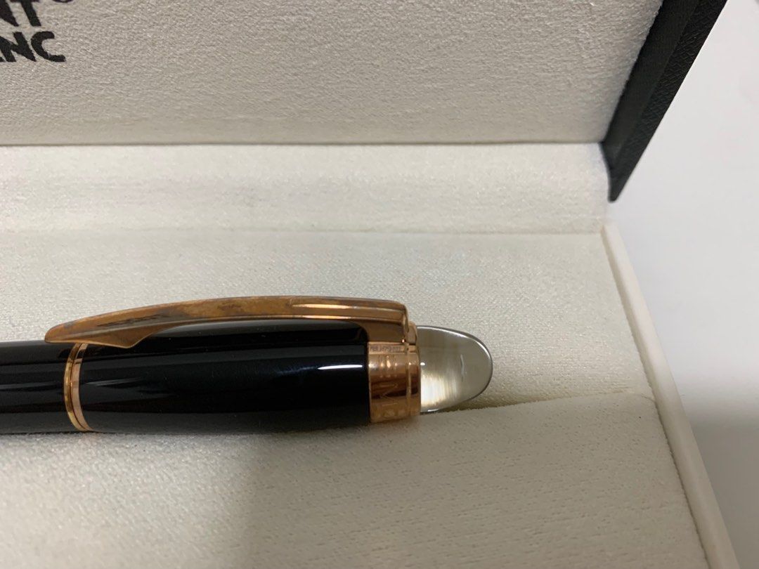 Montblanc Starwalker Red Gold Black Resin Line Rollerball Fineliner Luxury Accessories on Carousell