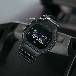 Montres Company 香港註冊公司(32年老店) 卡西歐 CASIO G-SHOCK 200米防水 DW DW5600 DW5600UBB DW-5600 DW-5600UBB DW-5600UBB-1 方形 經典款黑魂 全黑色 有現貨64243380258307110