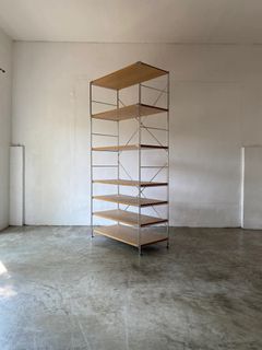 Muji Wide Oak Stainless Unit Shelf Set