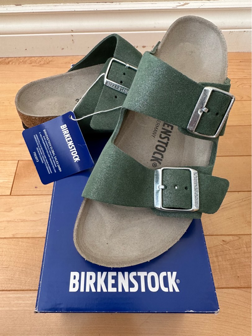 NEW Birkenstock Arizona Thyme Size 37 Women s Fashion Footwear Sandals on Carousell