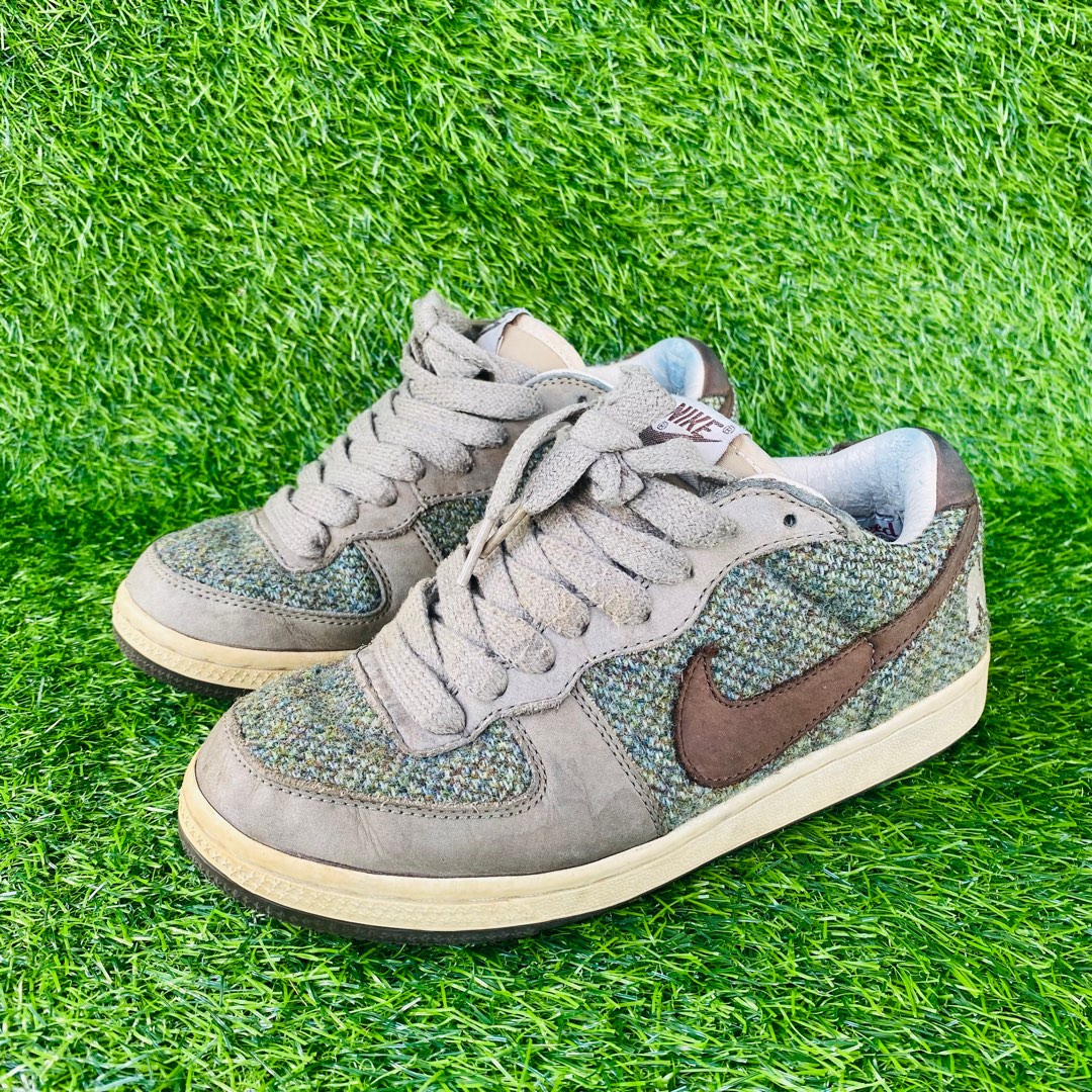 harris tweed nike terminator trainers
