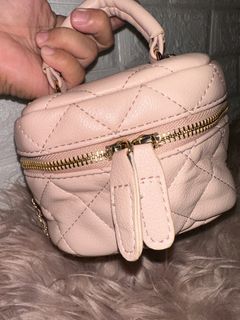 Pink Quilted Micro Bag