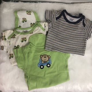 Preloved Gerber Onesies 3pcs 3-9mos