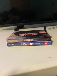 PS4 Games NBA 2k24 The Last of Us Part 2 Steel Case