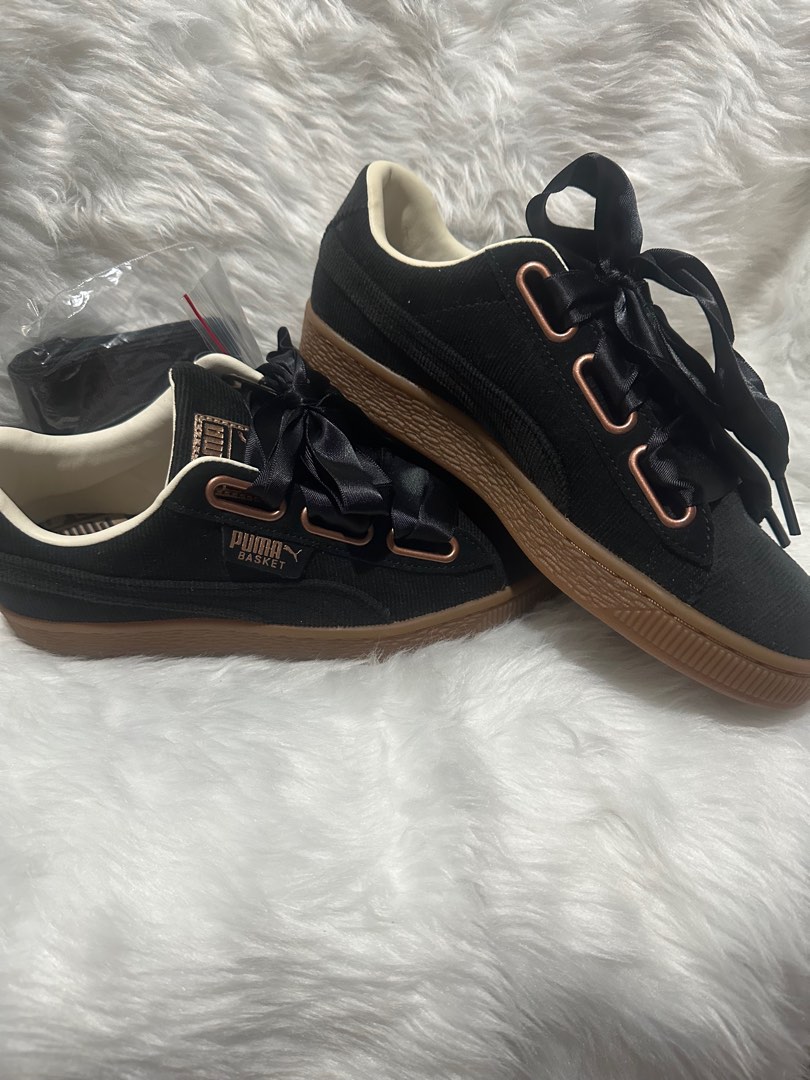 Puma Basket Heart Corduroy Women s Fashion Footwear Sneakers on Carousell