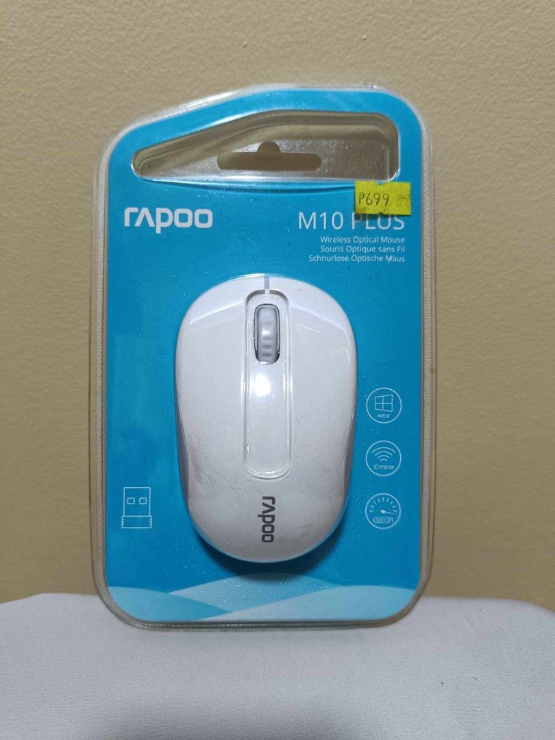 Rapoo Brand Mouse (Category: Mouse & Mousepads) located in Muntinlupa City. Submitted by luxbagsandapparelsph (Listing ID 1297894362, Image 1). Description: Brand new mouse.