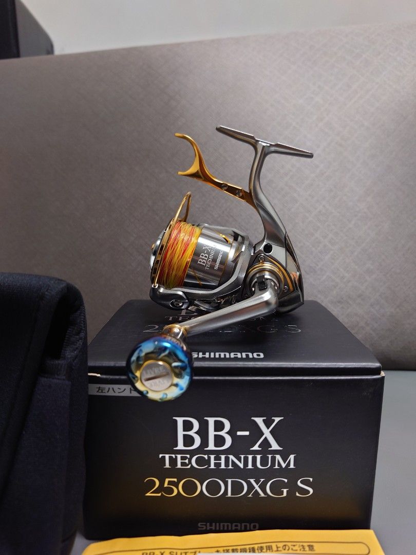 SHIMANO BB-X TECHNIUM 2500DXG S左手攪, 運動產品, 釣魚- Carousell