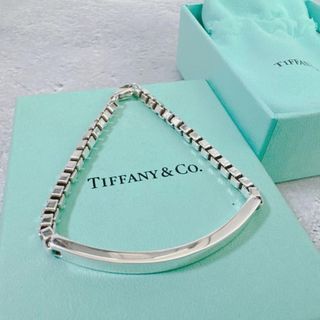 Tiffany 925 Venetian Link ID Bracelet