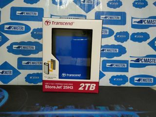 Transcend StoreJet 25H3 2TB 2.5 External Hard Drive Shock Proof Resistant SJ25H3
