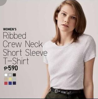 Uniqlo Women Ribbed Cotton Pink Top