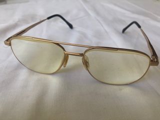 Vintage Charmant CH8118 Eyeglasses Pure Titanium Gold Plated No Nickel Allergy